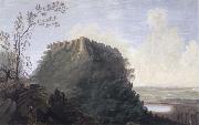 unknow artist South-east View of the Fort of Bijaigarh oil painting